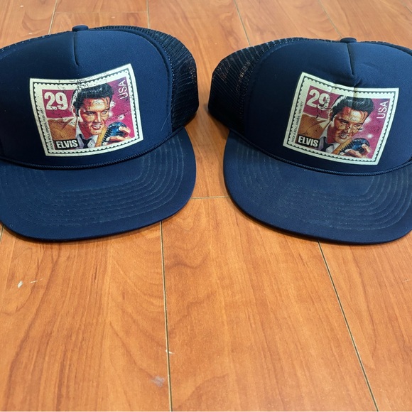 Other - Navy Elvis Trucker Hats
